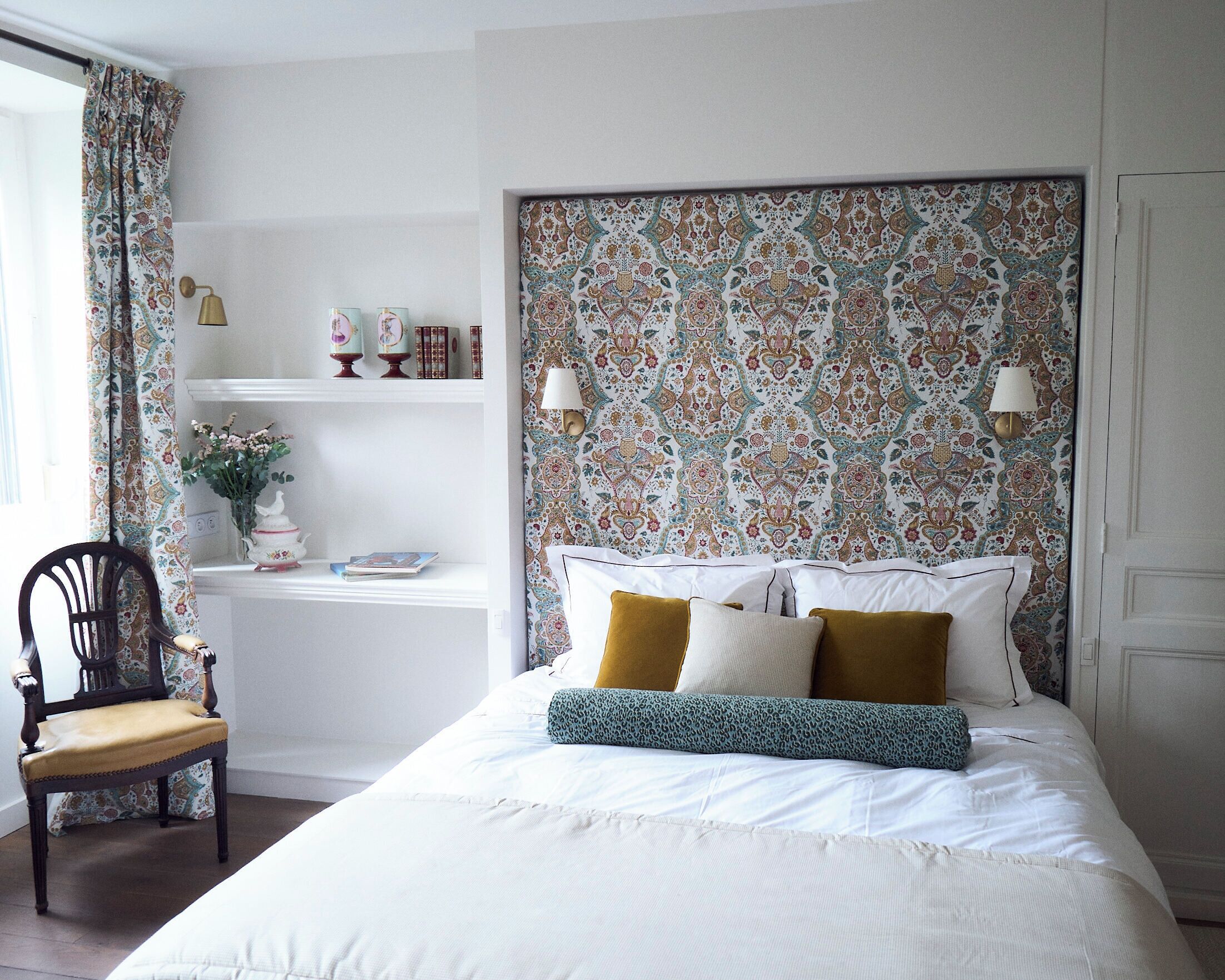 Chambre Deluxe libellule | Baño | Ducha y bañera combinadas, secador de pelo y toallas