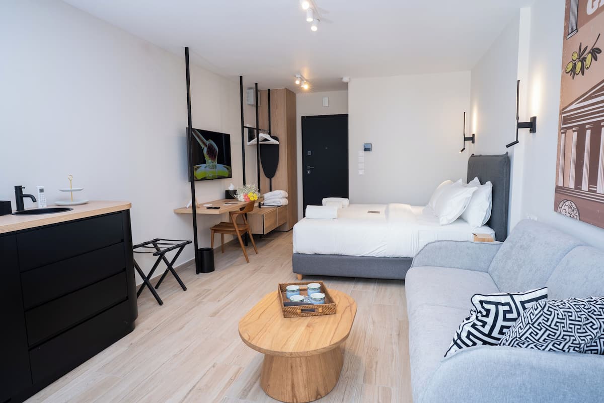 Estúdio superior | 1 quarto, cofres nos quartos, individualmente decorados