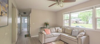 Relax with the family in a newly renovated and furnished upper level duplex.