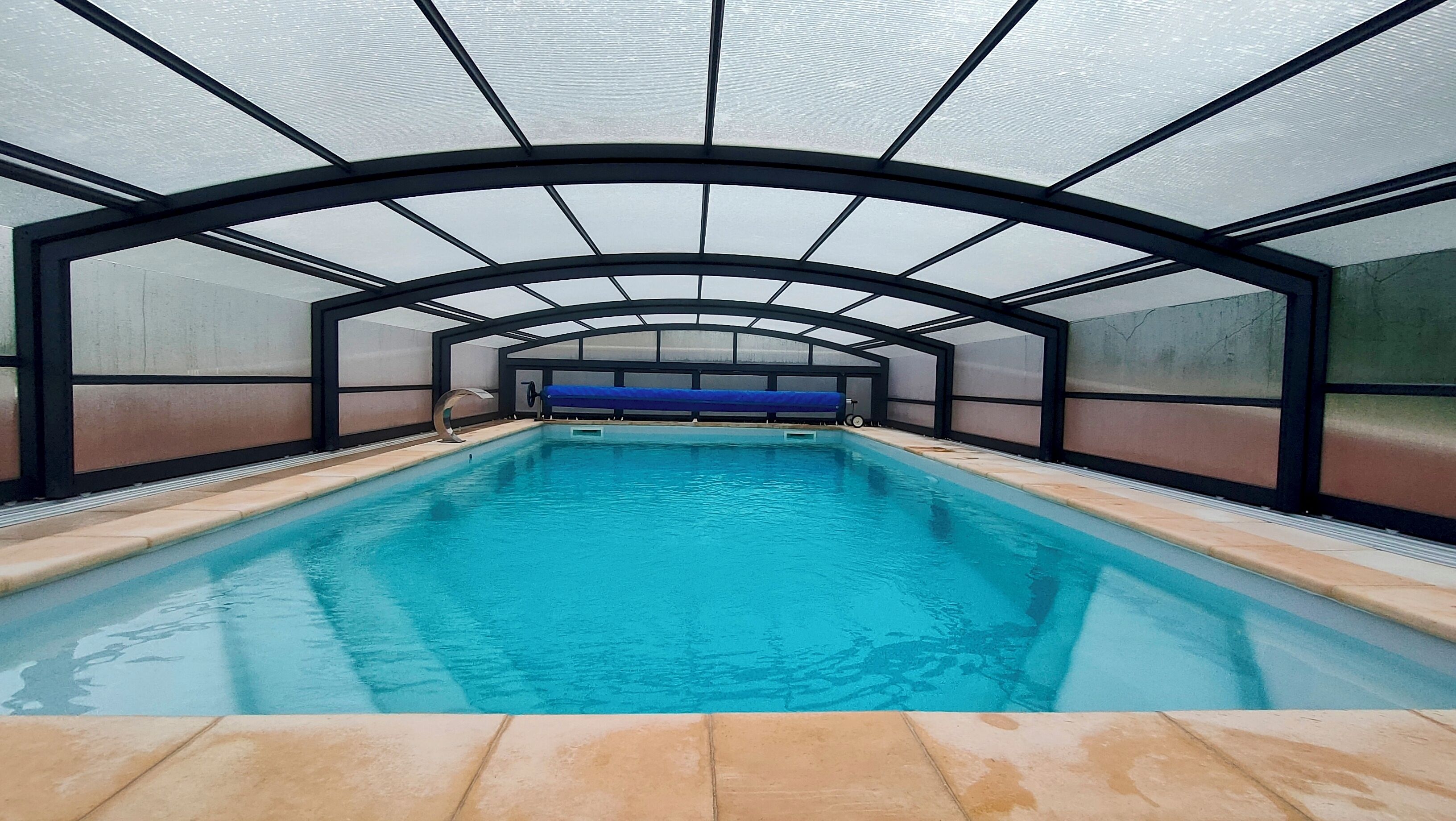 Indoor pool, a heated pool