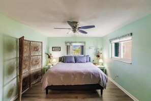 3 bedrooms, iron/ironing board, travel cot, WiFi