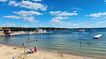 Sun loungers, beach towels