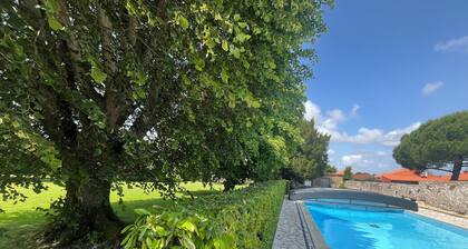 Domaine "LE Logis DE L'oie" Avec Piscine Dans un Parc Clos de Murs en Pierre