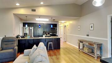 House, Multiple Beds, Patio, Garden View (Gulf Six) | Living area | 42-inch flat-screen TV with digital channels