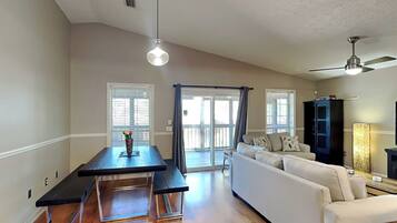 House, Multiple Beds, Patio, Garden View (Gulf Six) | Living area | 42-inch flat-screen TV with digital channels