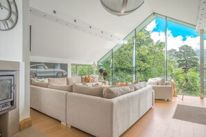 TV connectée, cheminée