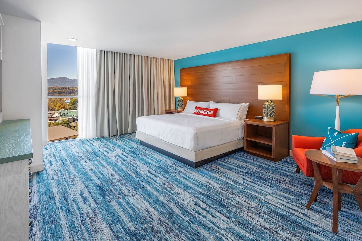 Premium bedding, down comforters, pillowtop beds, in-room safe