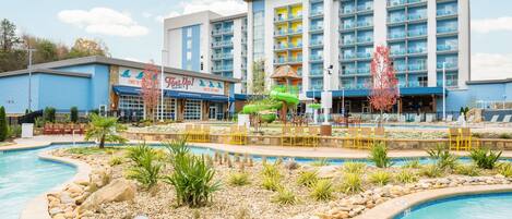 Indoor pool, seasonal outdoor pool, pool umbrellas, sun loungers