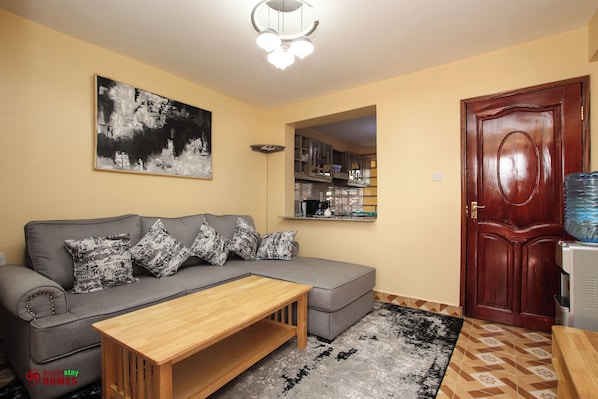 Superior Suite, 2 Bedrooms | Living area | Smart TV