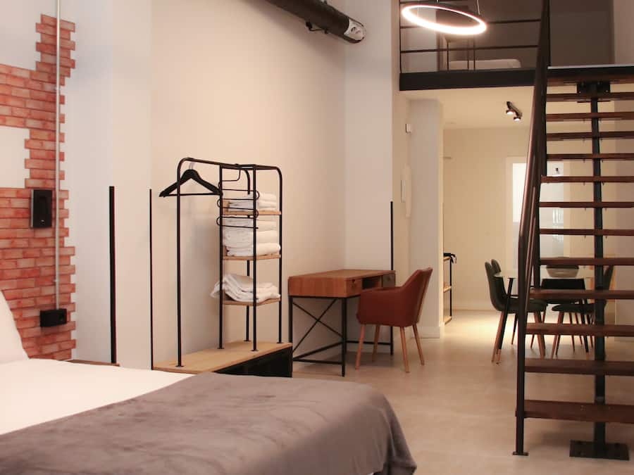 Superior Loft (Duplex) | Desk, laptop workspace, blackout drapes, soundproofing