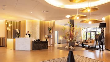 Sala de estar en el lobby