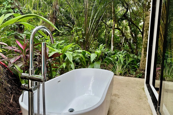 Master outdoor tub