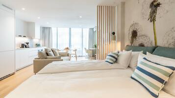 1 slaapkamer, een bureau, wifi, beddengoed