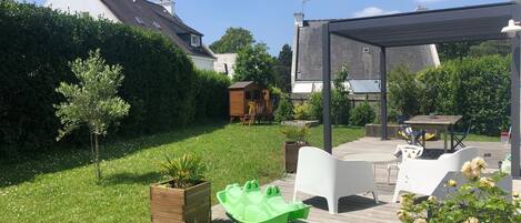 屋外ダイニングエリア