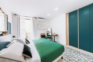3 chambres, fer et planche Ă repasser, Wi-Fi, draps fournis