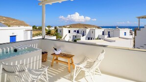 Suite – deluxe, balkong, delvis sjøutsikt