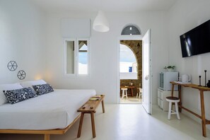 Junior Suite, Balcony, Partial Sea View - ALASI NEW Hotel - Private Jacuzzi Suites (Tinos)