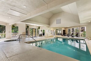 Indoor pool, outdoor pool