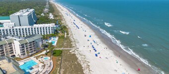 End Unit; Ocean Peek; 5th floor - Villamare. 2 hrs Pickleball/Tennis per day!