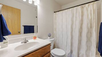 Towels, soap, toilet paper