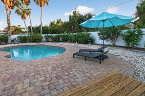 Una piscina riscaldata