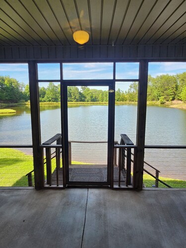 Serene Lake Cabin on private lake situated on 46 acres 