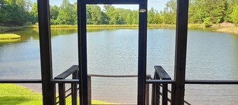 Serene Lake Cabin on private lake situated on 46 acres 