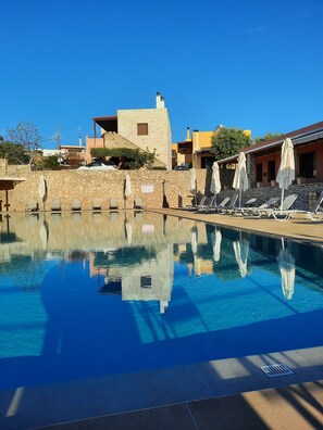 Outdoor pool - Gardenia - Morfi Village with pool (EXOPOLI, APOKORONAS, CRETE)