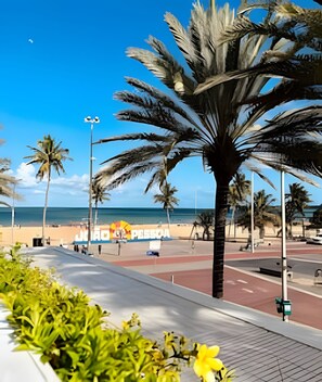 Vue sur la plage ou l’océan