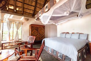 Egyptian cotton sheets, premium bedding, down duvets, pillow-top beds - Njobvu Safari (South Luangwa National Park)