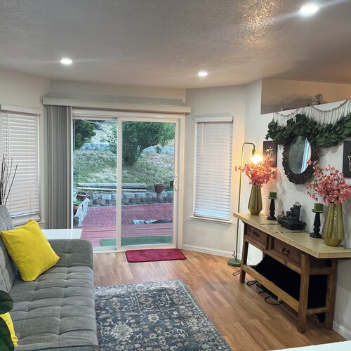 A comfortable and calming space to relax and recharge with family. 