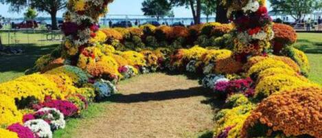 Espace banquet en plein air