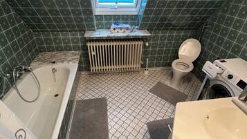 Towels, soap, toilet paper