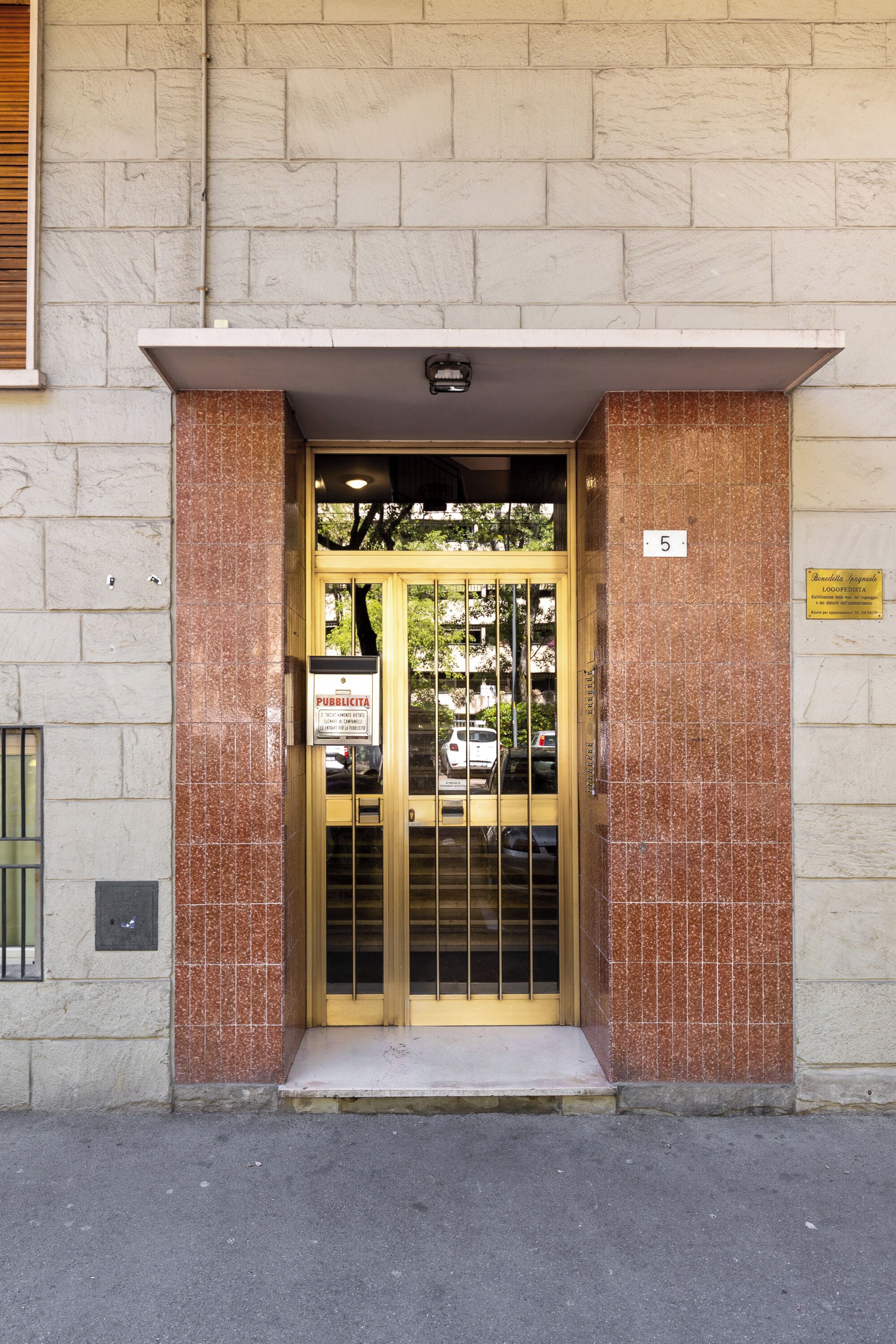 Fassade der Unterkunft