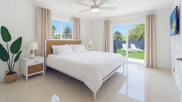 2 bedrooms, iron/ironing board, travel cot, WiFi