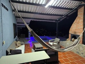 Terrace/patio - cottage House with an amazing view (Valle del Cauca)