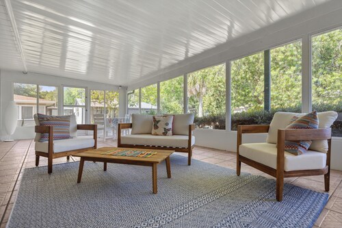 Reserve your stay today! Canal-front rental with a boat dock available.