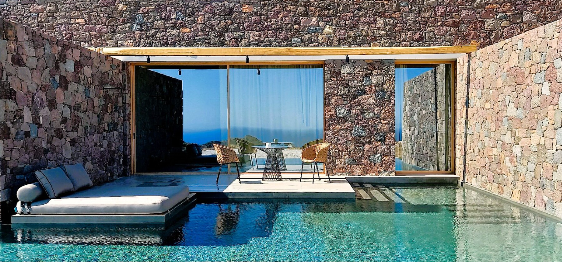 Signature Suite, Private Pool, Sea View | 1 bedroom, in-room safe, blackout drapes, soundproofing
