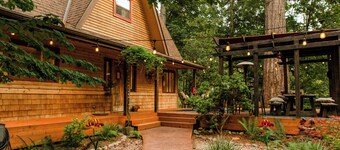 Southfork Serenity Enchanting Riverfront Cabin with Large Deck - Pet-Friendly!