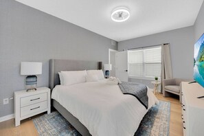 2 slaapkamers, een strijkplank/strijkijzer, gratis wifi, beddengoed