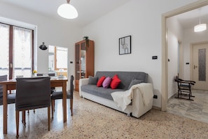 Apartment, Balcony, City View | Living area - A Casa di Enza by Wonderful Italy (Turin)