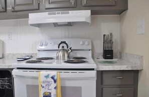 Fridge, microwave, oven, stovetop - Low Rent Rendezvous (Lebanon)