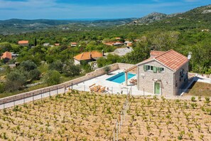 Exterior - Villa Cavalleria Rusticana with heated pool and vineyard (Blizna Donja)