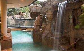 Resort Waterfall Pool  - Beach Apartment with all the facilities you need @ Landmark Resort (Mooloolaba)