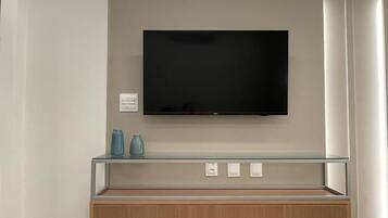 Comfort-Studio, 1 Queen-Bett und Schlafsofa, Meerblick | Wohnbereich