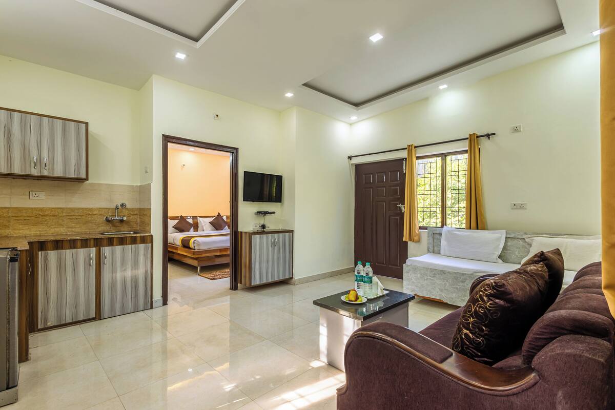Suite familiar | 1 habitación, sábanas de algodón egipcio y ropa de cama de alta calidad