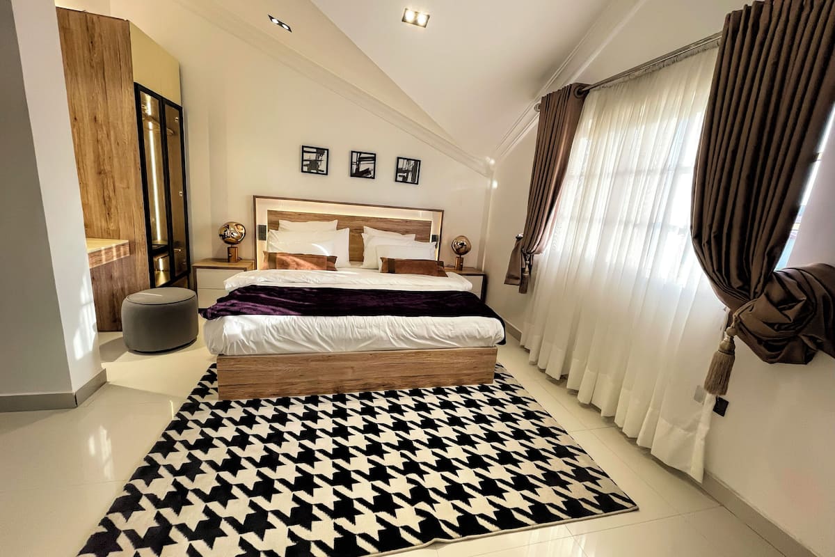 Luxe studio, uitzicht op de stad | Gratis wifi