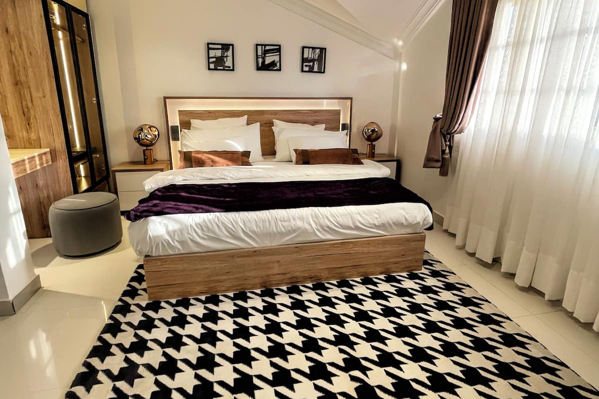 Luxe studio, uitzicht op de stad | Gratis wifi