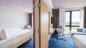 In-room safe, blackout curtains, iron/ironing board, free WiFi