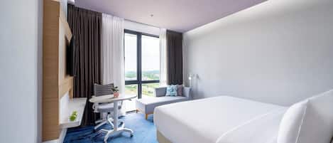 객실 내 금고, 노트북 작업 공간, 암막 커튼, 다리미/다리미판